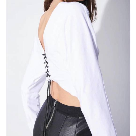 NEW RTA josefa top in white - Picture 4 of 5